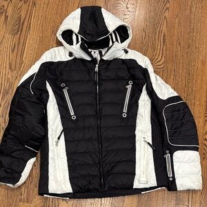 Bogner Black & White Mens Ski Jacket 44